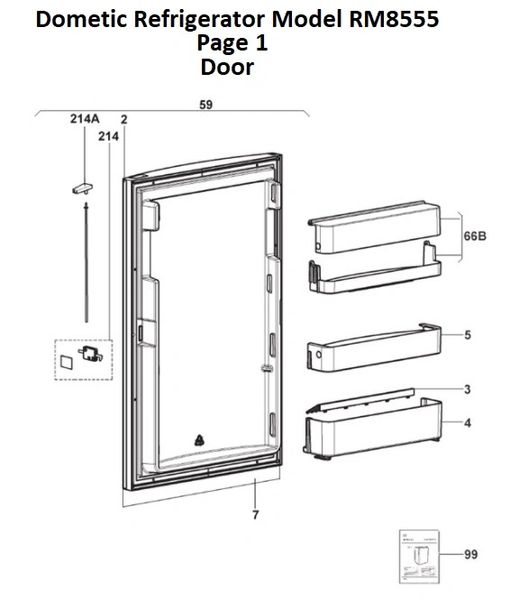 Dometic Refrigerator Repair Kits pdxrvwholesale