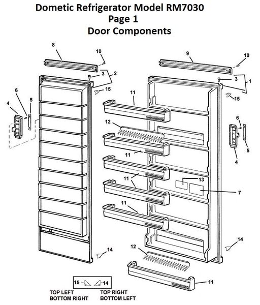 Dometic Refrigerator Repair Kits pdxrvwholesale