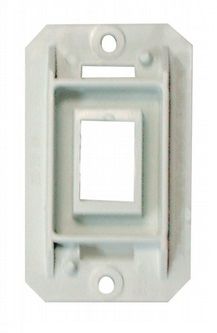 White Single Contoured Switch Assembly Base AH-FLR-1-1