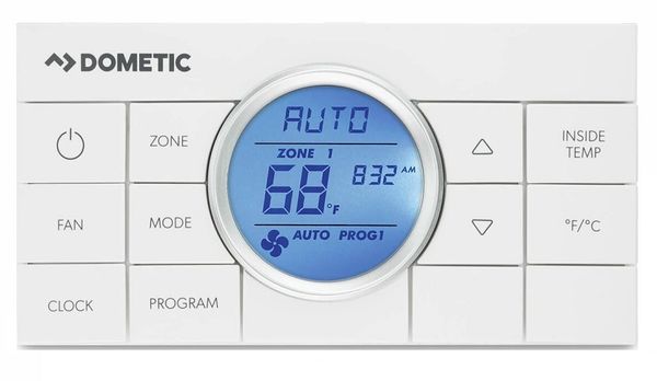 Dometic White 10-Button Comfort Control 2 Thermostat 3314082.011