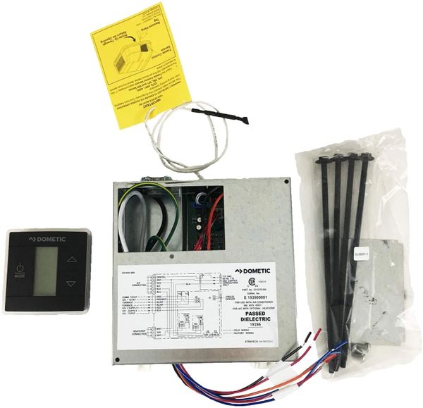 Dometic LCD Touch Thermostat With Control Kit, Cool/Furnace/Heat Strip, 3316232.710