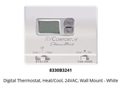Coleman Thermostat, Digital, Heat / Cool, 8330B3241