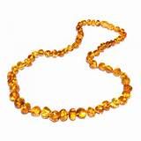Amber Beads Baby Teething Inflammation Necklace