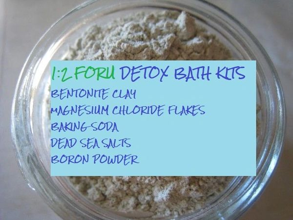 DETOX BATH KIT InDiViDuAL Everything you need for detox baths