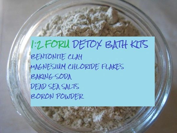 DETOX BATH Kit BULK Everything you need for detox baths