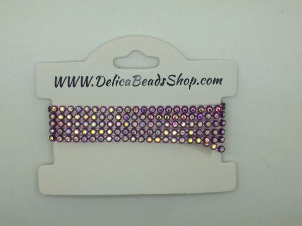 SS8 Dk Purple/Crystal/yd