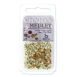 Preciosa Crystal Chaton Jonquil Mix/5g