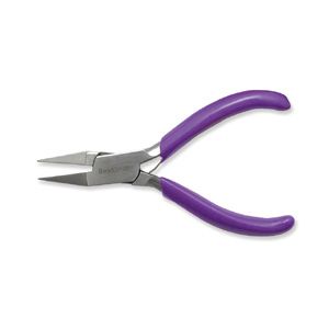 Mini Flatnose Pliers w/spring lap joint