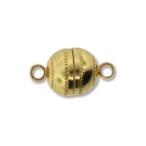 9x8mm Gold Plated Magnetic Clasp