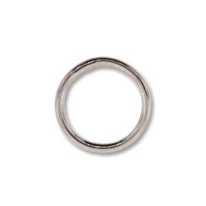 S/P Soldered 12mm Jump Ring (choose pkg quantity)