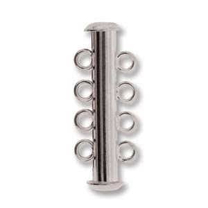 Magnetic 4 Ring Tube Clasp S/P 26mm/ea