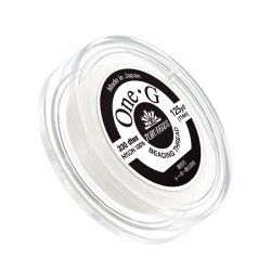 One G Beading Thread White/Please choose size