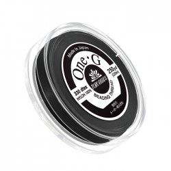 One G Beading Thread Black