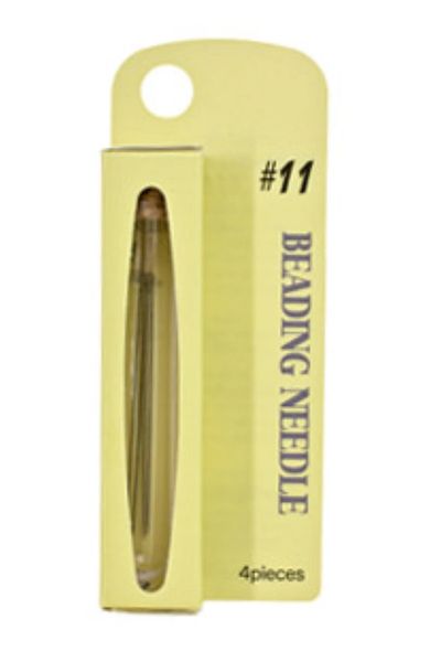 TULIP Brand Beading Needles #11 Long pkg/4 needles