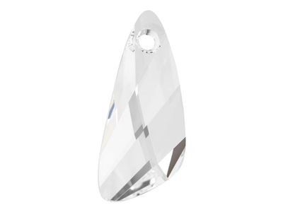 #6690 Swarovski Wing Pendant Crystal Silver Shade 23mm/ea