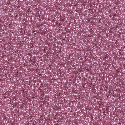 704 15/0 Rose Lined Fancy Shine