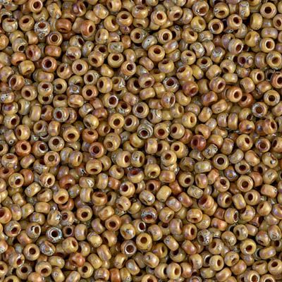 4517 11/0 Op Brown Tan Picasso/14g