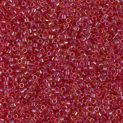 DB0062 Delica Lined Lt Cranberry AB/8g