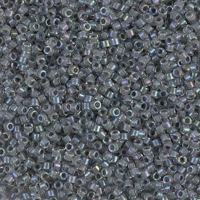 DB0081 Grey Lined Crystal AB/8g