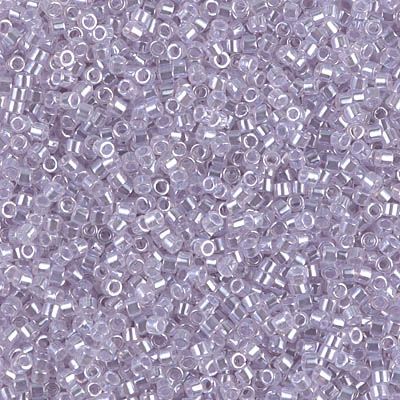 DB0241 Delica Lined Crystal Pale Lavender/8g