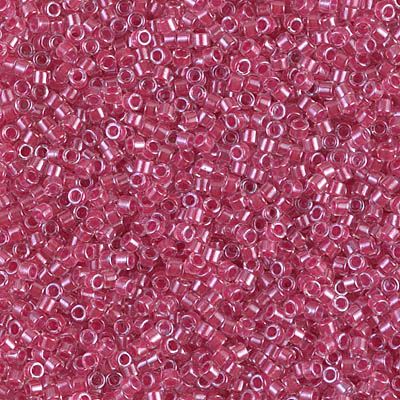 DB0914 Sparkling Dk Pink Lined Crystal/8g