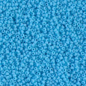 F413 Frosted Op Turquoise Blue | Delica Beads Shop, Inc