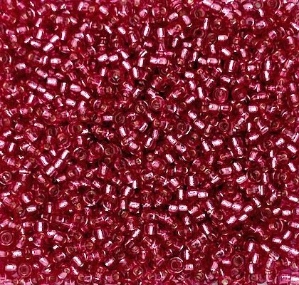 11/0 24 S/L Dyed Rose/30g