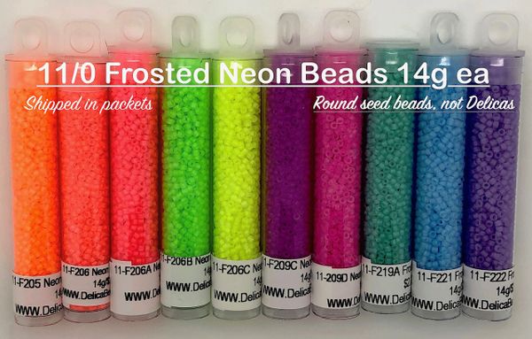 11/0 Japanese Opaque Luster Blues n Purples round seed beads set /14g or 30g packets