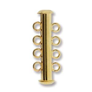 G/P Magnetic Clasp Tube 26mm w/4 Rings/ea