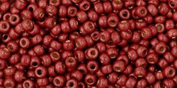 11/0 PF489 Toho Matte PermaFinish Galv Brick Red/30g