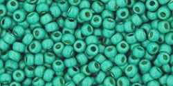 PF484 Toho PermaFinish Matte Galv GreenTeal/10g