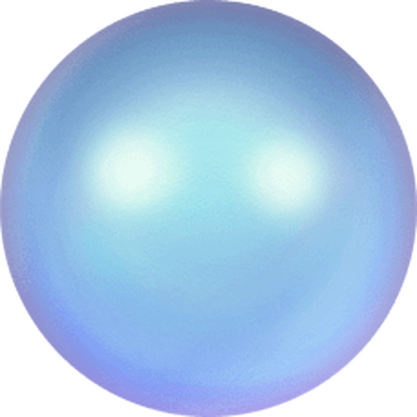 #5810 10mm Iridescent Blue Swarovski Crystal Pearl/2pcs