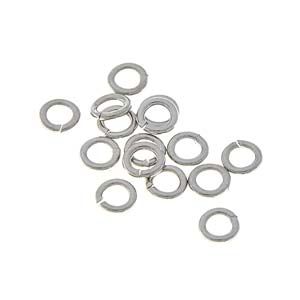 5mm Jewelry Jump Rings Rhodium Plate 200/bg