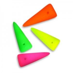 7x17 Czech Spike Beads Bright Neon Mix 12/pkg