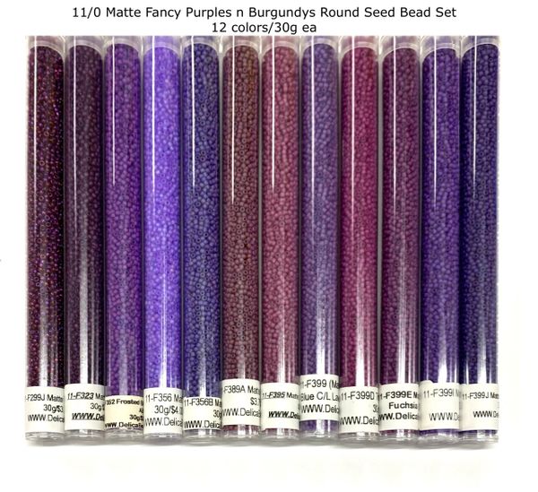 Vibrant Seed Bead Set, Inside Colour Seed Beads, Size 8 Glass