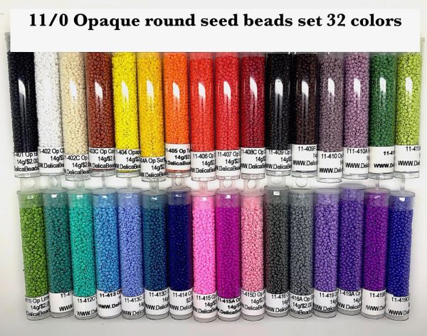 Rainbow Matte Opaque Seed Bead Set