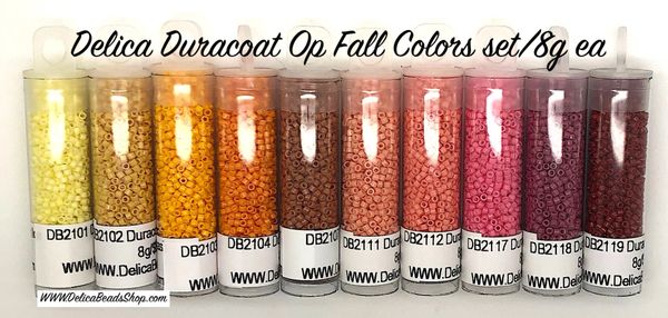 Delica Duracoat Op Fall Colors set/8g ea