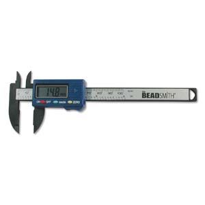 Beadsmith Digital Caliper 4 In-100mm/ Carbon Fiber