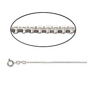 18" Box Chain Sterling Silver/ea