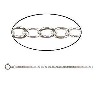 Necklace 18” S/S Flat Cable 1.6 mm