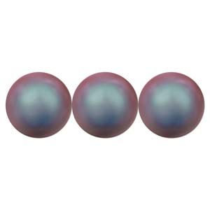 10mm Iridescent Red 50/strand