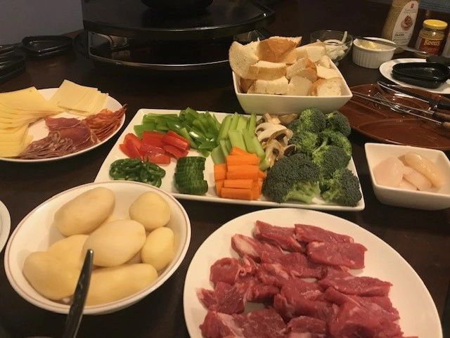Raclette grill for two