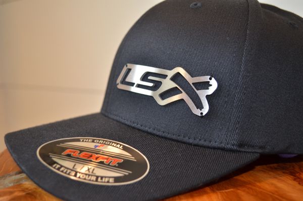 LSX Hotrods&Musclecars Official Flag Hat (Black Flatbill Snapback