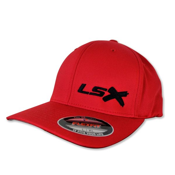 LSX - Flexfit red (black black black)
