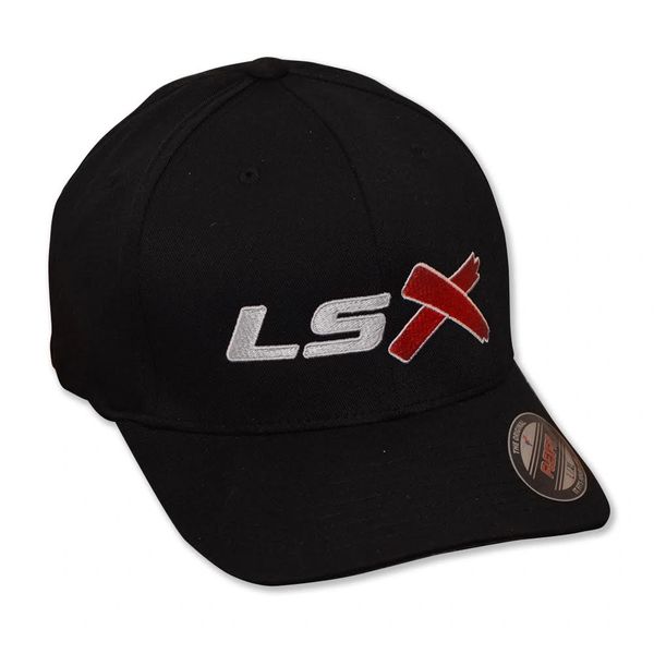 LSX Large- Flexfit (Black/White/Red/White) | lsxmovement ls1 ls2 ls3 ...