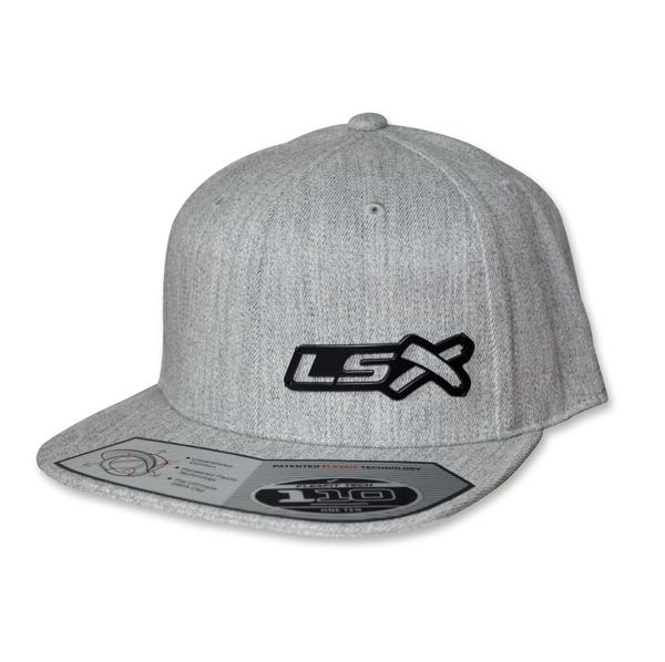 LSX - Snapback Flatbrim (Heather Grey/Stainless Black)