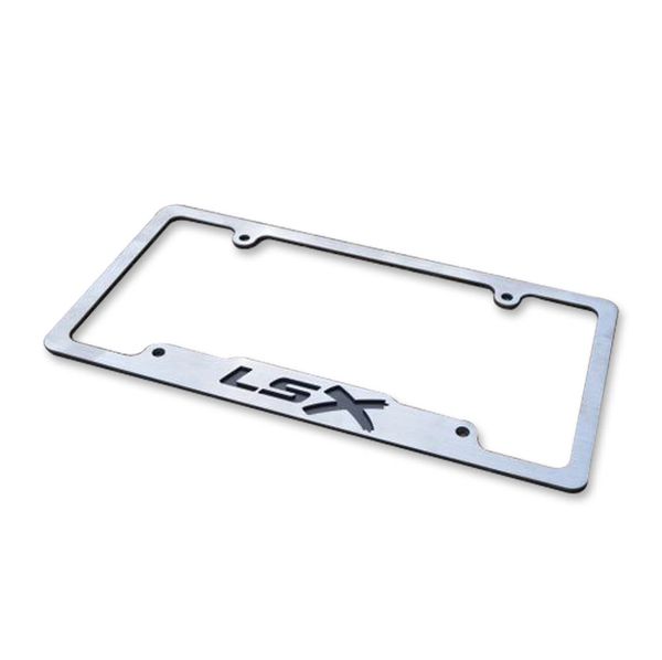 LSX - Stainless License Plate Frame