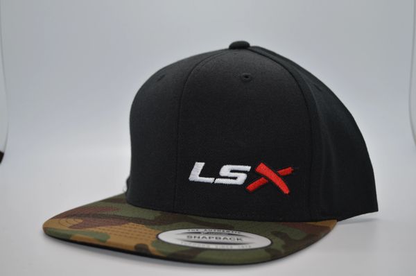 LSX - Black/Camo Flat Brim Snapbacks (White, Red, Black) | lsxmovement ...