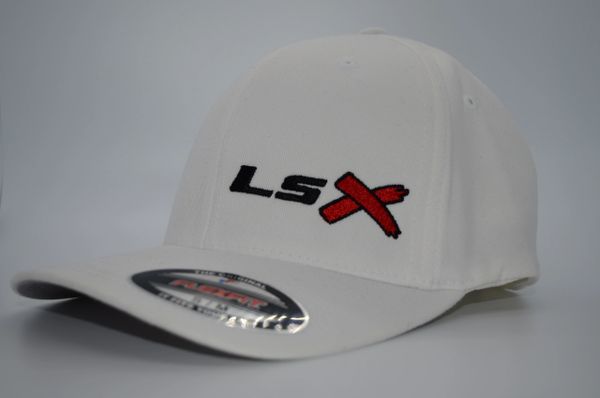 LSX -White Flexfit (Black, Red, Black)