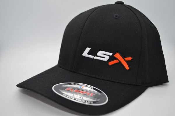 LSX -Black Flexfit (White,orange,black)